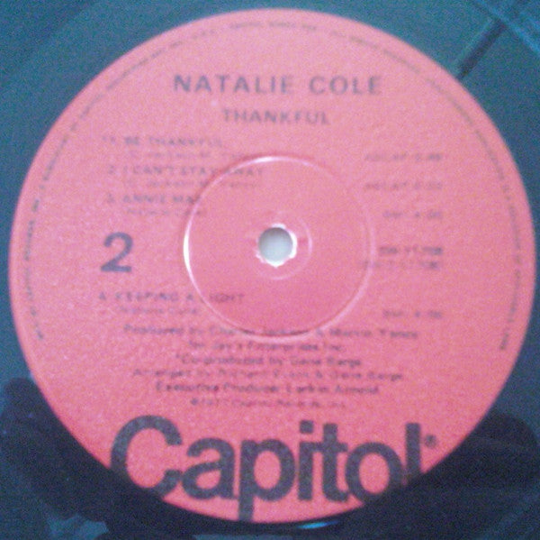 Natalie Cole : Thankful (LP, Album, Win)