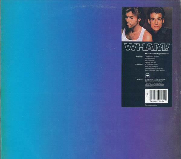 Wham! : Music From The Edge Of Heaven (LP, Album, RP, Pit)
