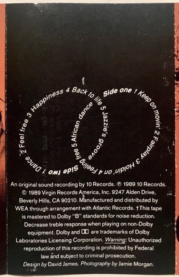 Soul II Soul : Keep On Movin' (Cass, Album, SR,)