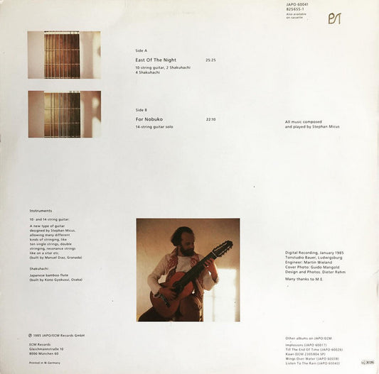 Stephan Micus : East Of The Night (LP, Album)