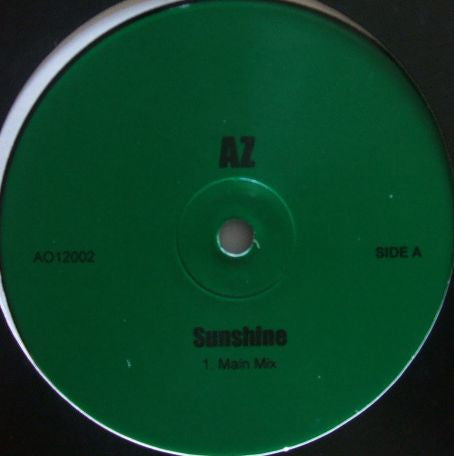 AZ : Sunshine / What's The Deal (12", Unofficial)