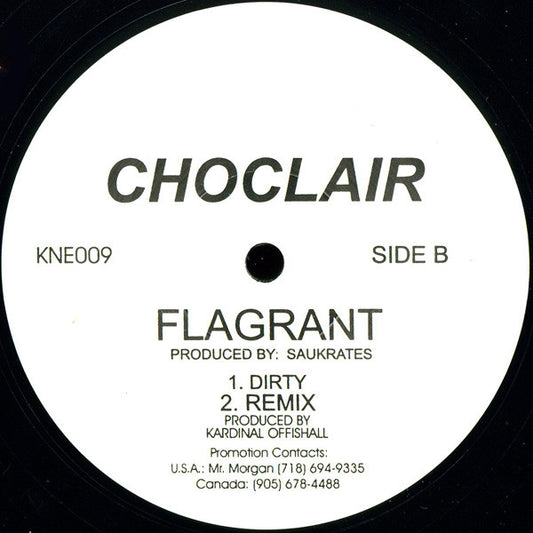 Choclair : Flagrant (12", Promo)