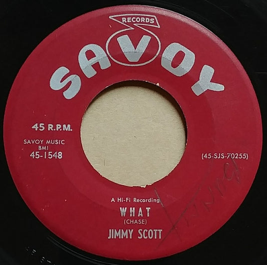 Jimmy Scott : I May Never (See My Baby Anymore) (7", Single)