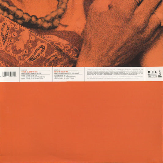 Common Featuring Mary J. Blige : Come Close To Me (12")