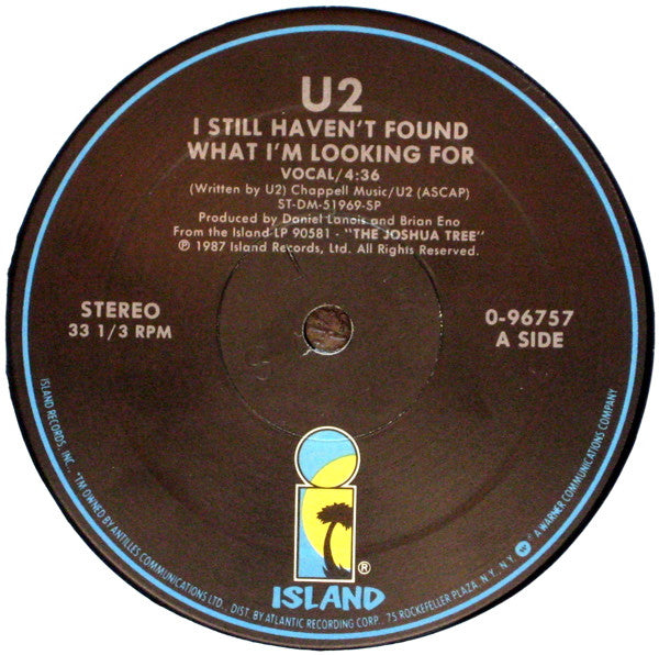 U2 : I Still Haven't Found What I'm Looking For (12", Maxi)