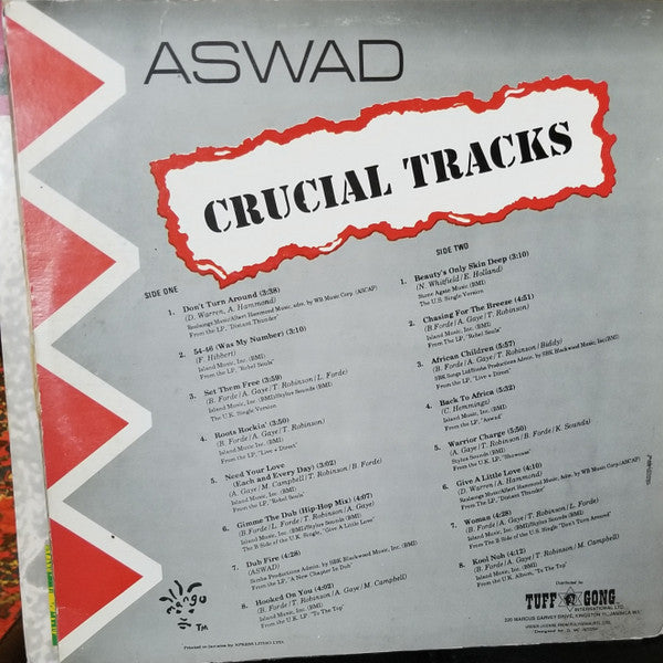 Aswad : Crucial Tracks (LP, Comp)
