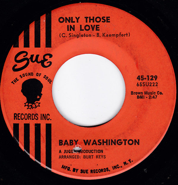 Baby Washington : Only Those In Love / The Ballad Of Bobby Dawn (7", Single)
