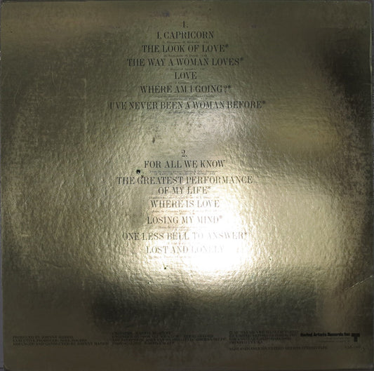 Shirley Bassey : I, Capricorn (LP, Album, Pit)