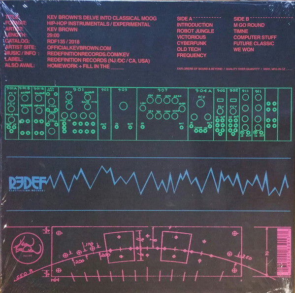 Kev Brown : Kev Brown's Delve Into Classical Moog (LP, Album, Blu)