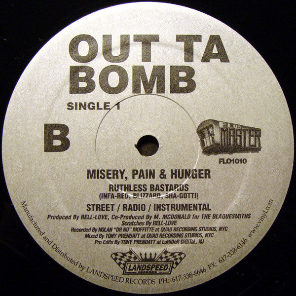 Ruthless Bastards : The Authentic / Misery, Pain & Hunger (12")