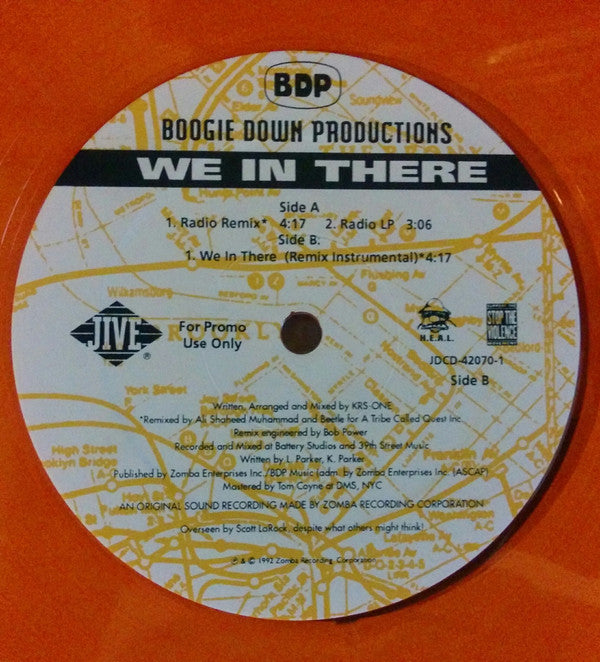 Boogie Down Productions : We In There (12", Single, Promo, Tra)