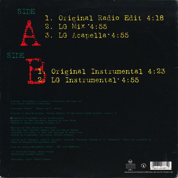 Questionmark Asylum : Get With You / I'd Rather Be With You (12")