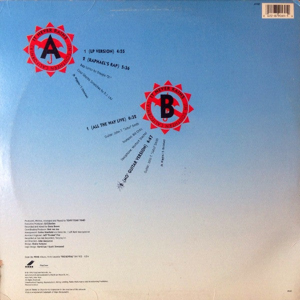 Tony! Toni! Toné! : It Never Rains (In Southern California) (12", Single)
