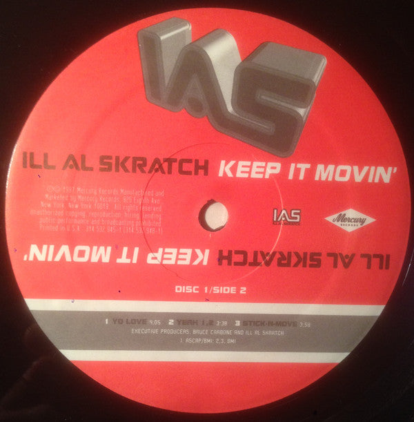 Ill Al Skratch : Keep It Movin' (2xLP, Album)