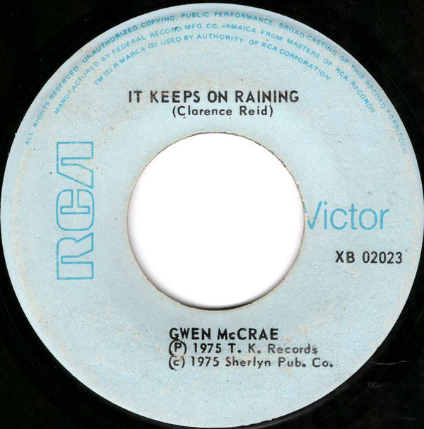 Gwen McCrae : Rockin' Chair (7",45 RPM)
