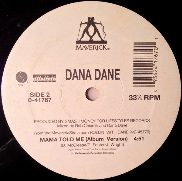 Dana Dane : Record Jock (12", Single)