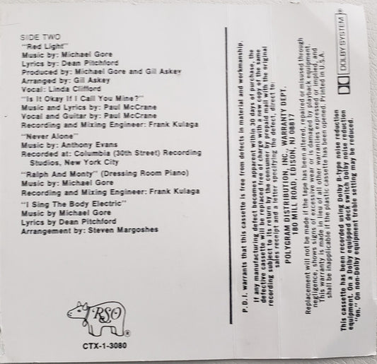 Various : Fame (The Original Soundtrack From The Motion Picture) (Cass, Album, 15,)