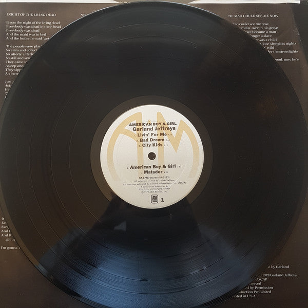 Garland Jeffreys : American Boy & Girl (LP, Album, Ter)