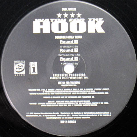 Cool Breeze (2) : Watch For The Hook (Dungeon Family Mix) (12", Single)