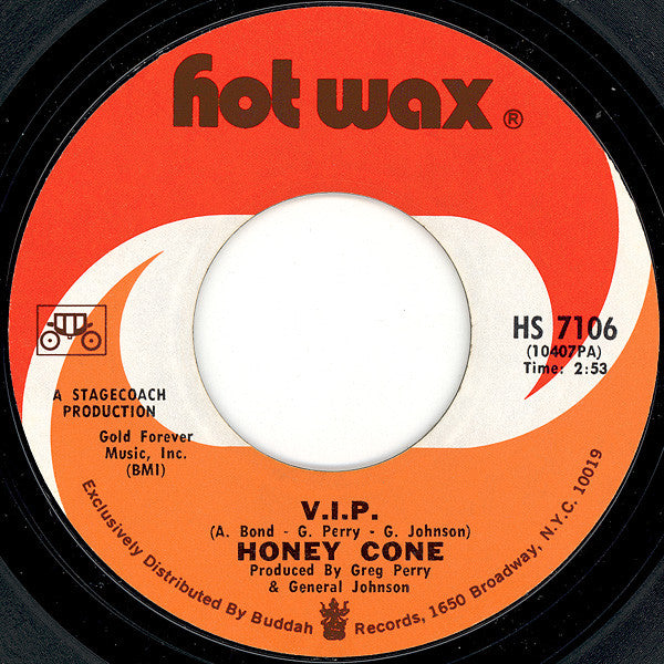 Honey Cone : Stick - Up / V.I.P. (7", Single, Styrene, Pit)