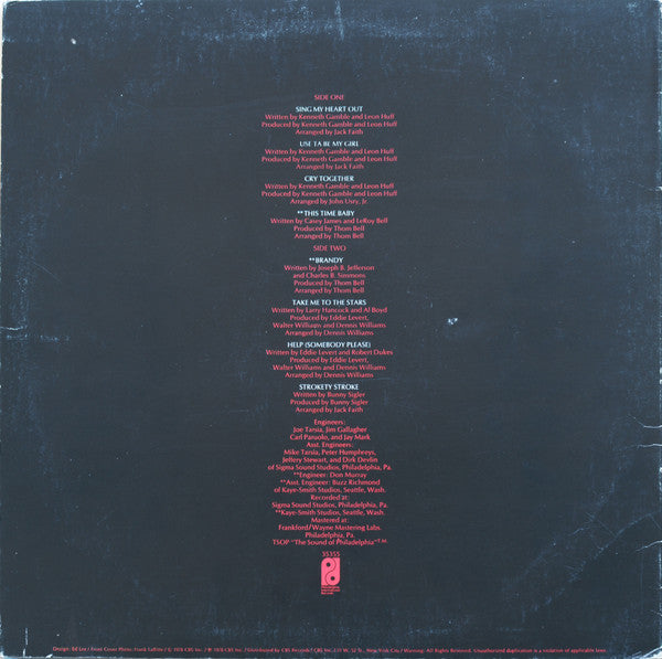 The O'Jays : So Full Of Love (LP, Album)