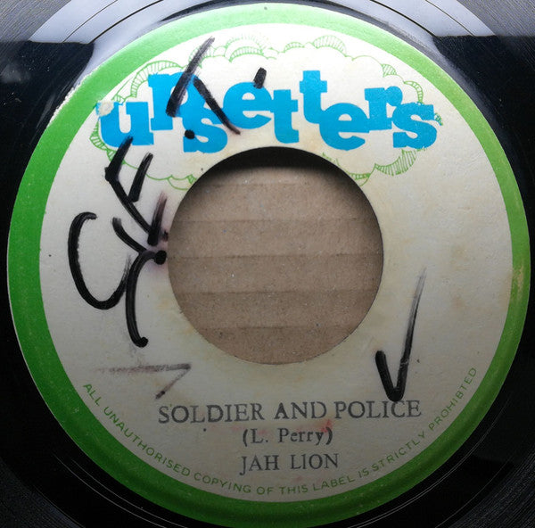 Jah Lion - Soldier And Police / Dub Of Justice (7