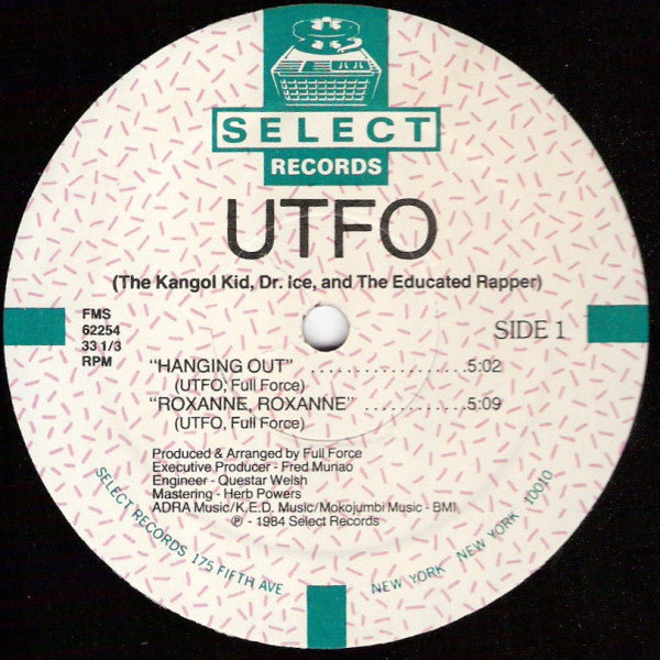 UTFO : Hanging Out / Roxanne, Roxanne (12")
