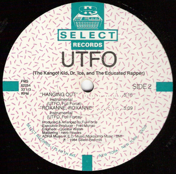 UTFO : Hanging Out / Roxanne, Roxanne (12")