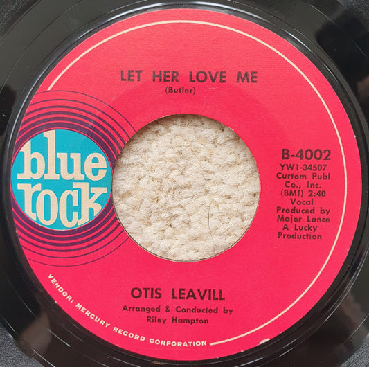 Otis Leavill : When The Music Grooves / Let Her Love Me (7", Sty)