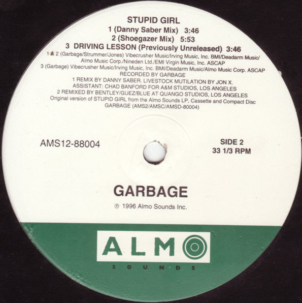 Garbage : Stupid Girl (12")