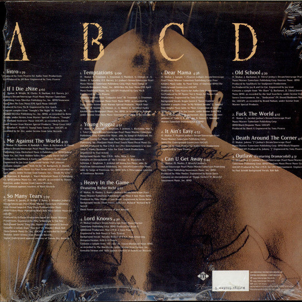 2Pac : Me Against The World (2xLP, Album, Ltd, RE)