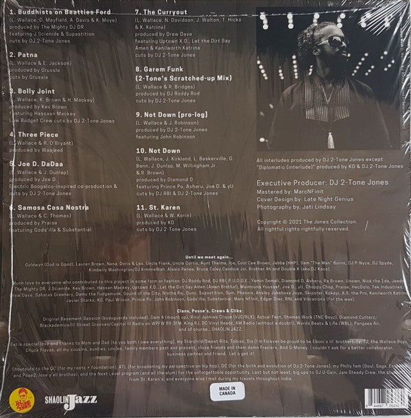 DJ 2-Tone Jones : Contraband From India (LP, Album)