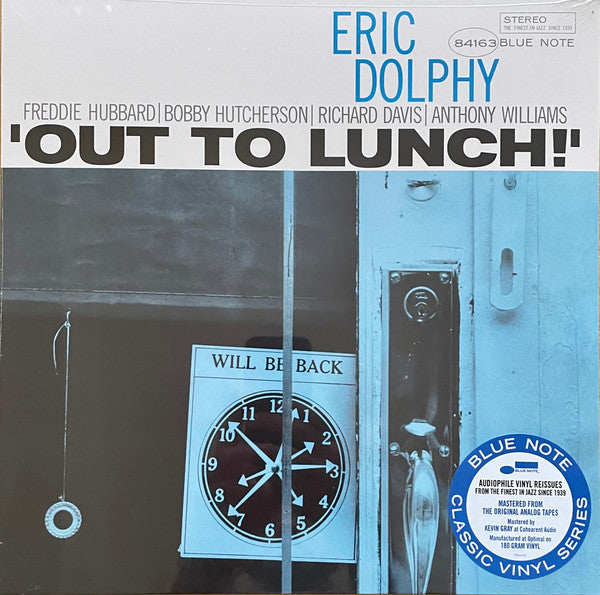 Eric Dolphy - Out To Lunch! (LP, Album, RE, 180) M