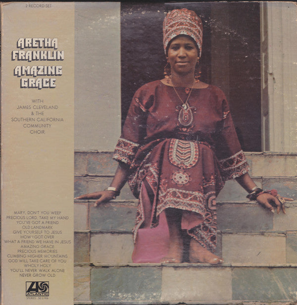 Aretha Franklin With Rev. James Cleveland & The Southern California Community Choir : Amazing Grace (2xLP, Album, PR;)