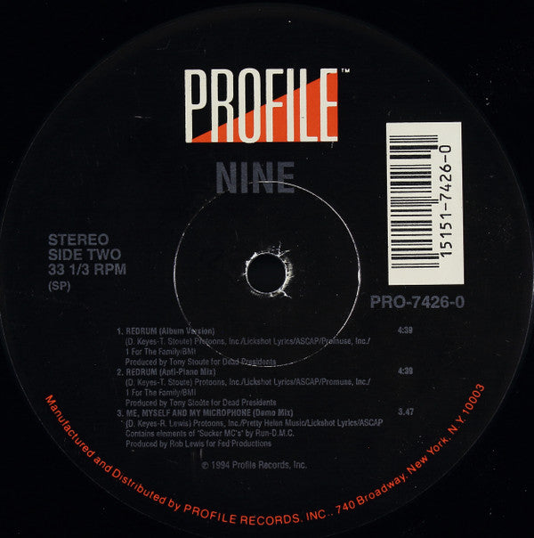 Nine : Whutcha Want? (12")