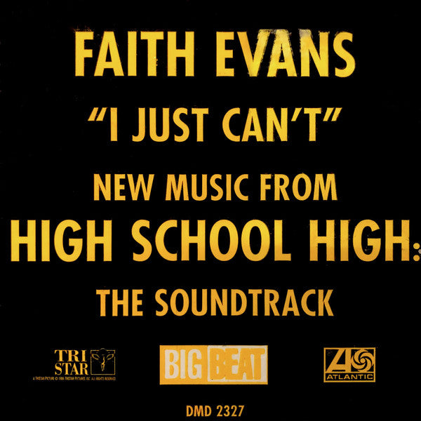 Faith Evans : I Just Can't (12", Promo)