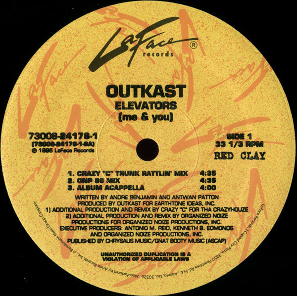 OutKast : Elevators (Me & You) (12")
