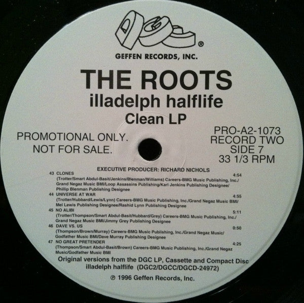 The Roots : Illadelph Halflife (Clean LP) (2xLP, Promo, Cle)