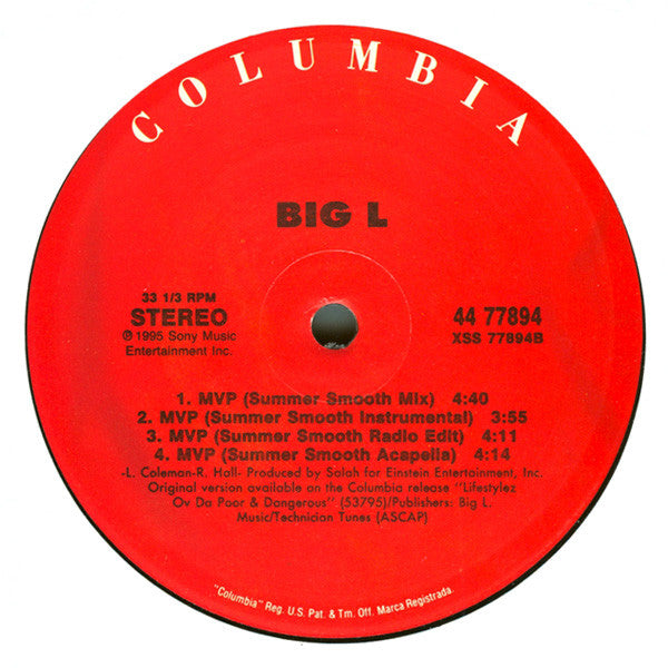 Big L : MVP (12")
