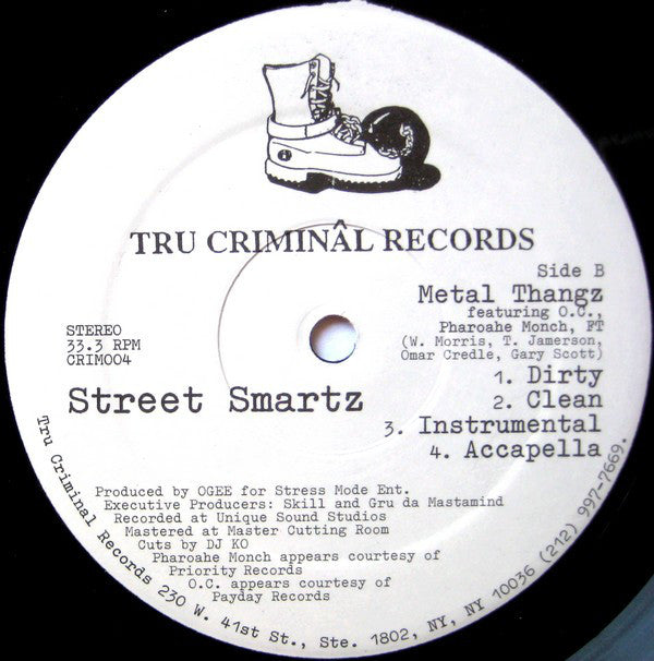 Street Smartz : Problemz / Metal Thangz (12")