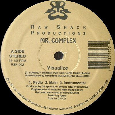 Mr. Complex : Visualize / Why Don't Cha (12")