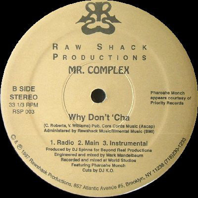 Mr. Complex : Visualize / Why Don't Cha (12")