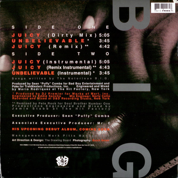 The Notorious BIG* : Juicy (12")