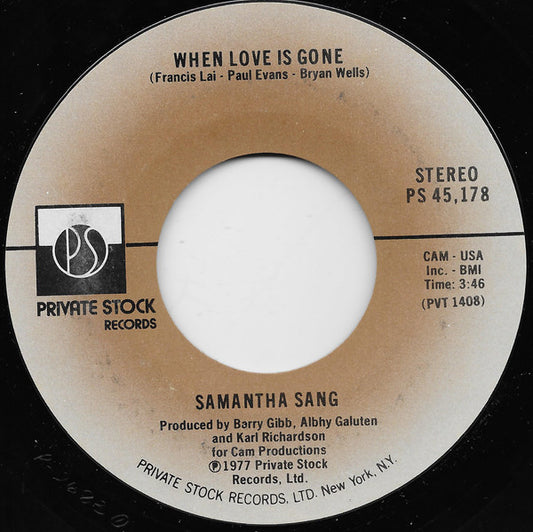 Samantha Sang : Emotion (7", Single, Styrene, Spe)
