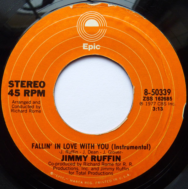 Jimmy Ruffin : Fallin' In Love With You (7")