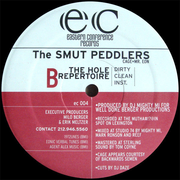 Smut Peddlers : One By One / The Hole Repertoire (12")