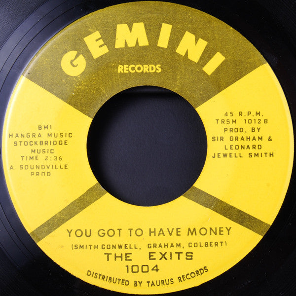 The Exits : Under The Street Lamp (7", Single)