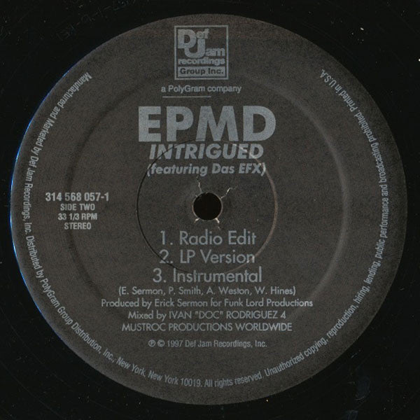 EPMD : Richter Scale (12", Single)