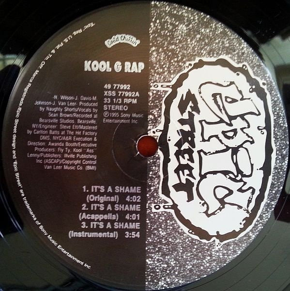 Kool G Rap : It's A Shame (12")