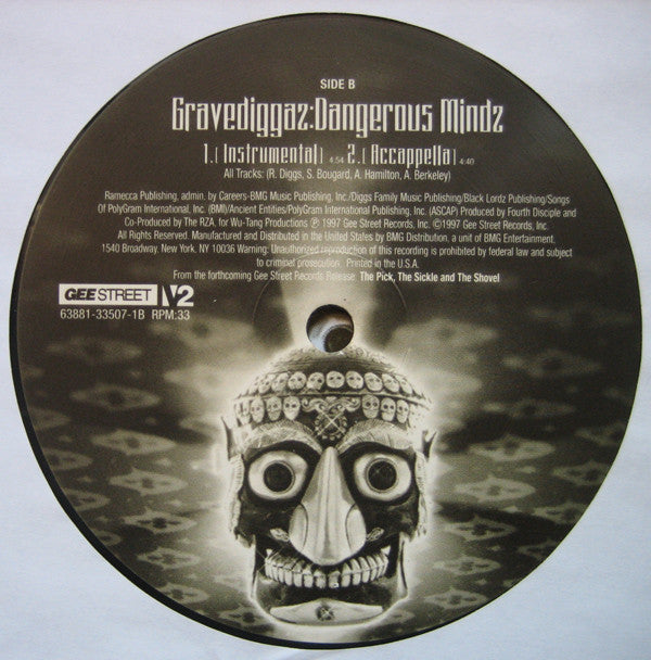 Gravediggaz : Dangerous Mindz (12", Single)